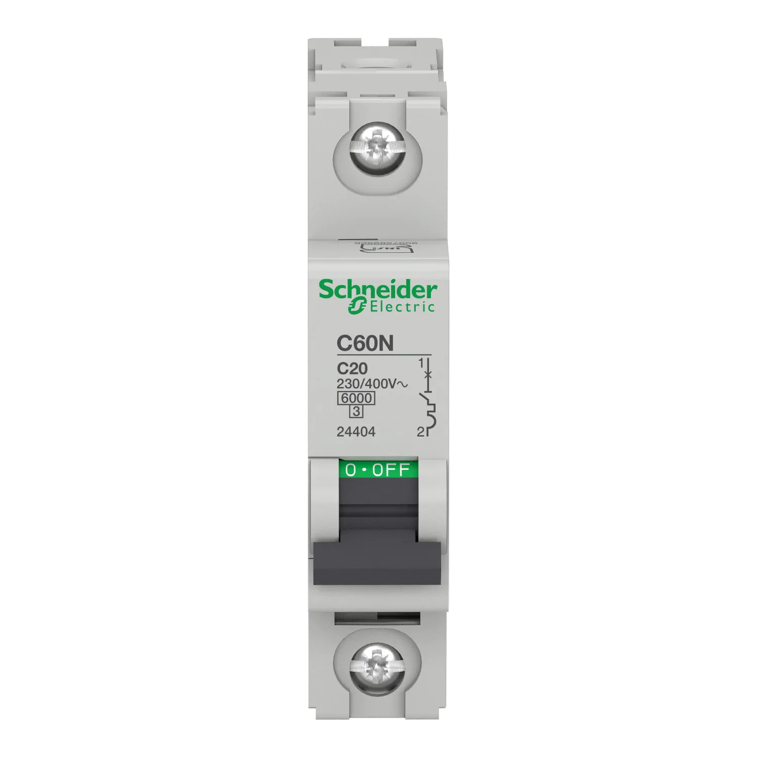 کلید مینیاتوری تک فاز 20A اشنایدرالکتریک تیپ C60N - Multi9