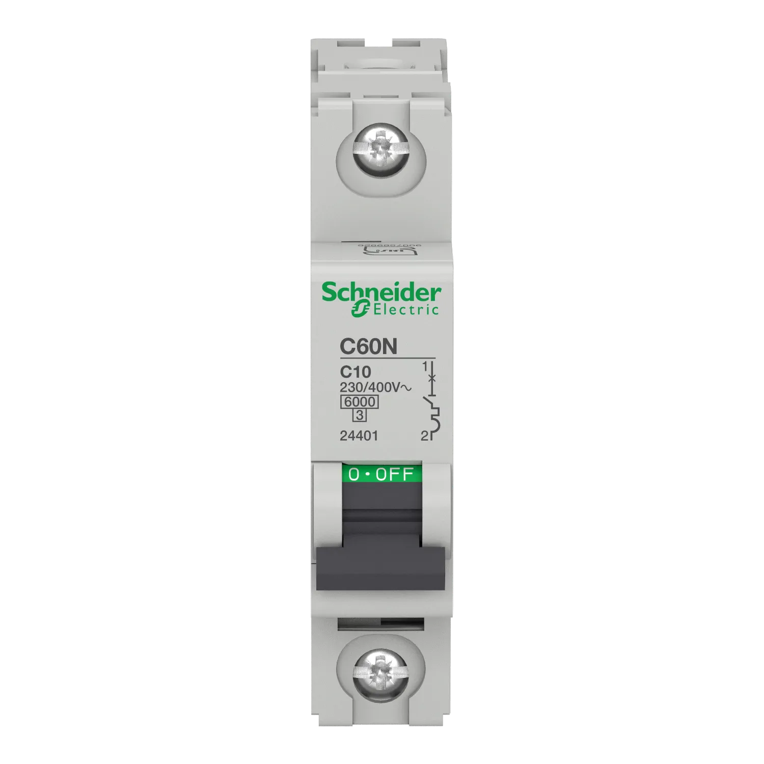 کلید مینیاتوری تک فاز 10A اشنایدرالکتریک تیپ C60N - Multi9