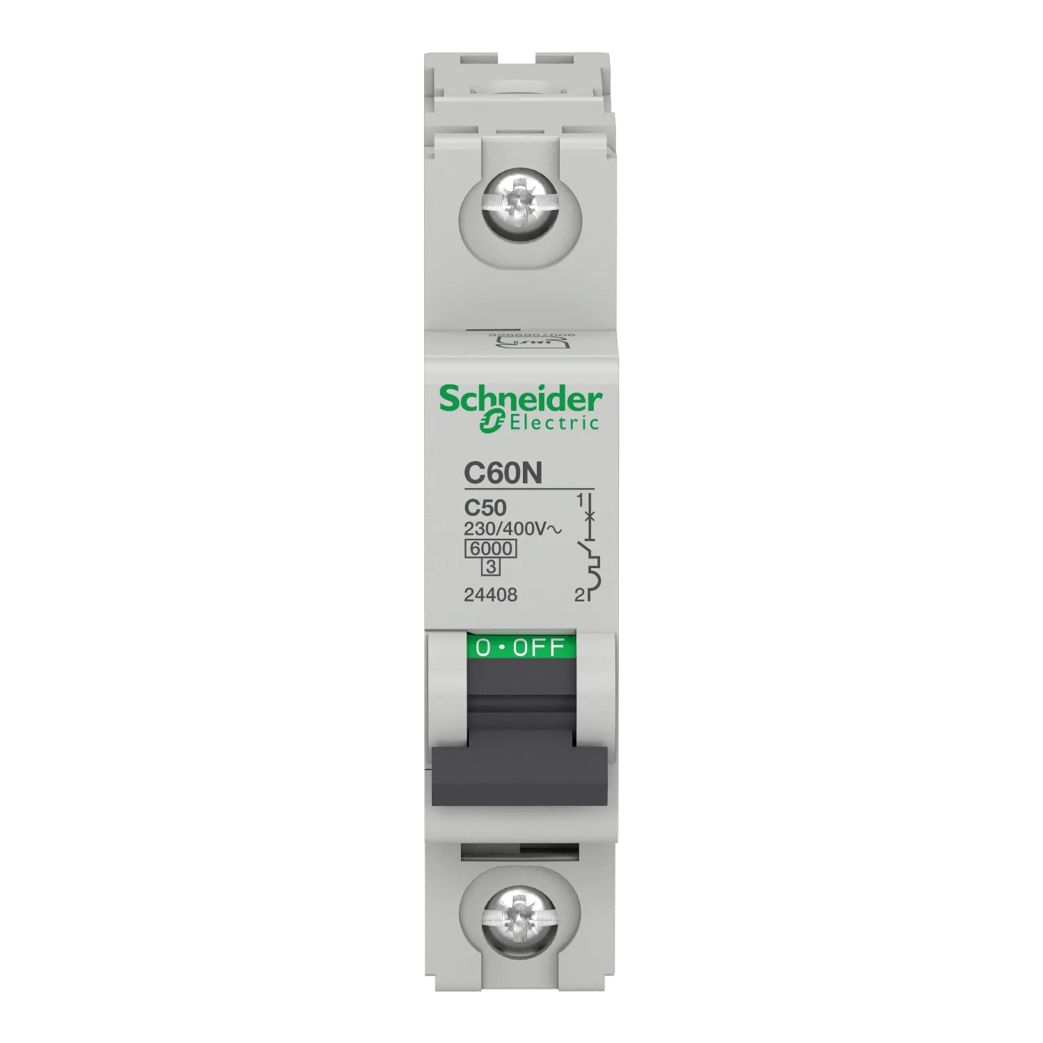 کلید مینیاتوری تک فاز 50A اشنایدرالکتریک تیپ C60N - Multi9