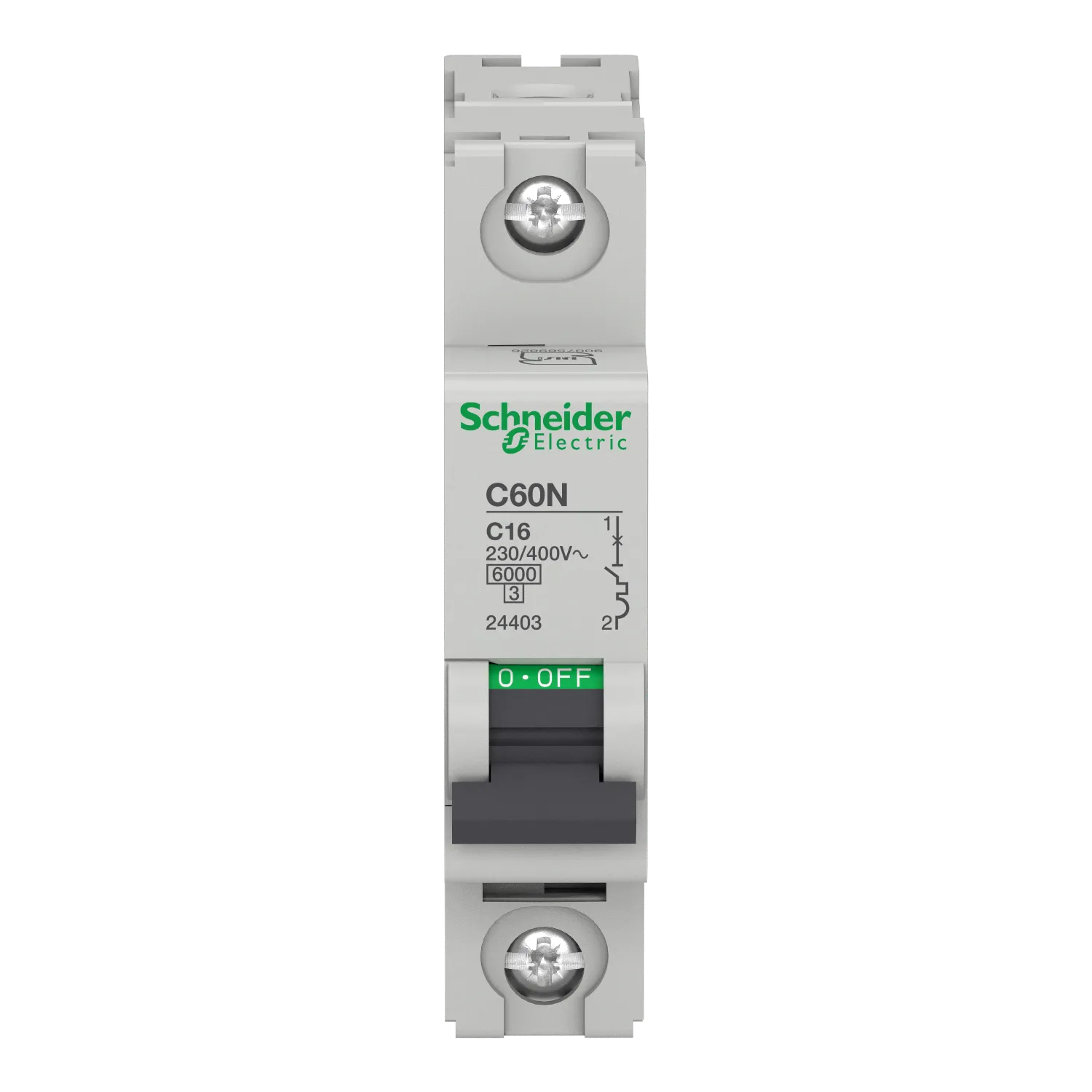 کلید مینیاتوری تک فاز 16A اشنایدرالکتریک تیپ C60N - Multi9